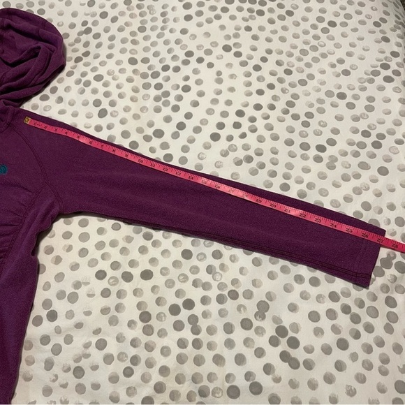 The North Face Women's Mezzaluna Full Zip Hoodie Purple And Teal Size Small - Picture 11 of 11